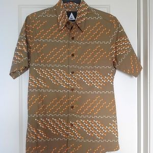 Sig On Smith Mens XS Aloha Shirt Button Up